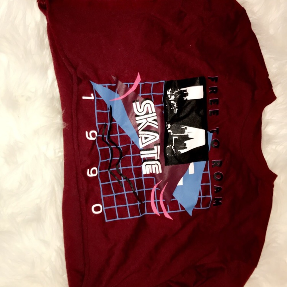 Skate crop top long sleeve